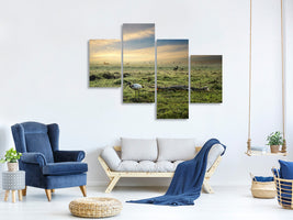 modern-4-piece-canvas-print-world-without-humans