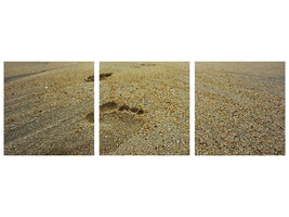 panoramic-3-piece-canvas-print-footprints-xxl