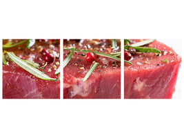 panoramic-3-piece-canvas-print-raw-meat