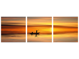 panoramic-3-piece-canvas-print-romantic-sunset-on-the-sea-ii