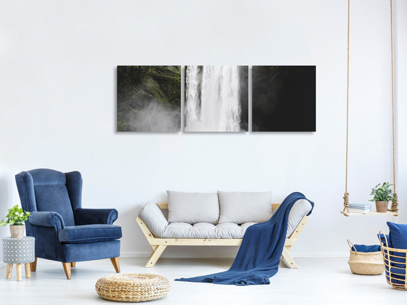 panoramic-3-piece-canvas-print-spectacular-waterfall