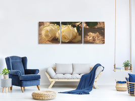 panoramic-3-piece-canvas-print-the-purity-of-the-roses