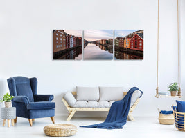 panoramic-3-piece-canvas-print-trondheim-norway