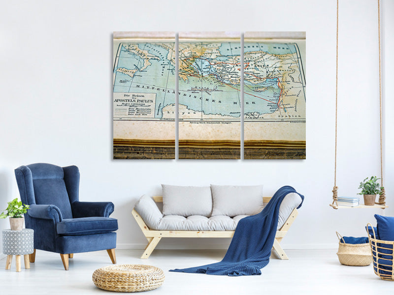 3-piece-canvas-print-antique-map