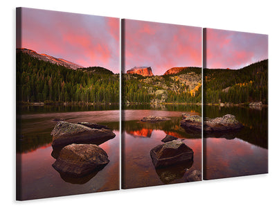 3-piece-canvas-print-bear-lake-sunrise