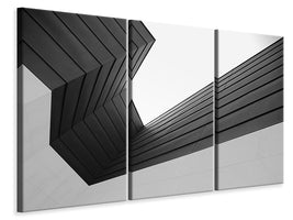 3-piece-canvas-print-broken-lines-ii