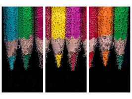 3-piece-canvas-print-crayons-in-the-water