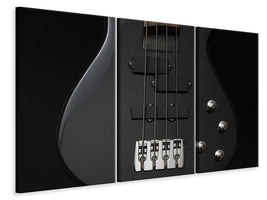 3-piece-canvas-print-guitar-in-black