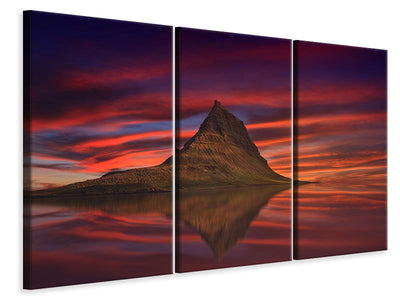 3-piece-canvas-print-kirkjufell-at-sunset