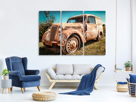 3-piece-canvas-print-oldtimer-with-rust