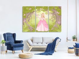 3-piece-canvas-print-princess-in-the-wood