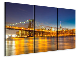 3-piece-canvas-print-skyline-ny-williamsburg-bridge