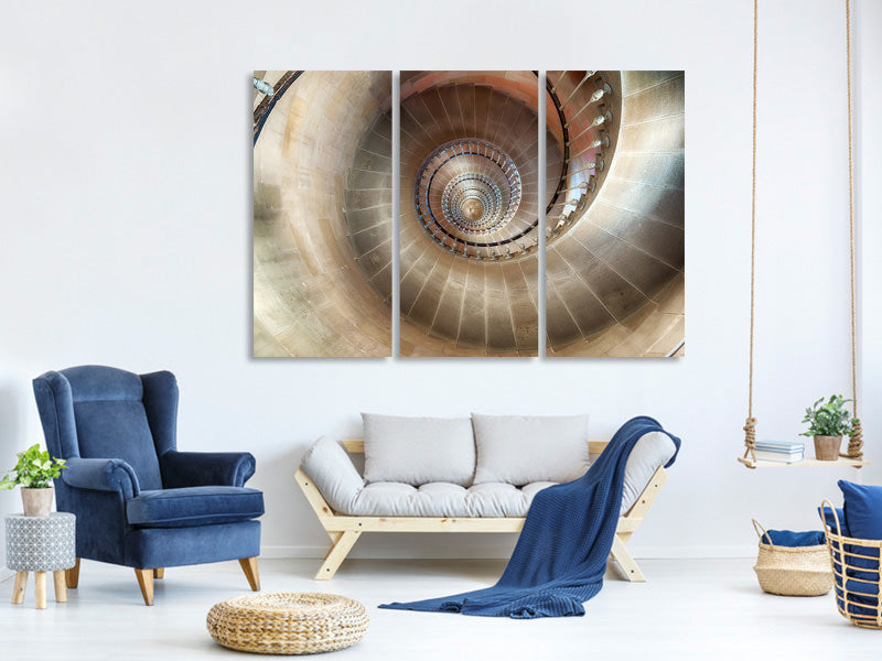 3-piece-canvas-print-spiral-staircase