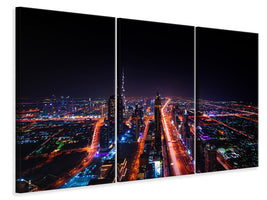 3-piece-canvas-print-the-colorful-lights-of-dubai