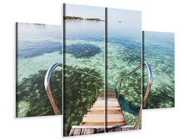 4-piece-canvas-print-bath-in-the-sea