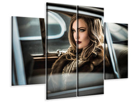 4-piece-canvas-print-driving-the-diva-to-the-event