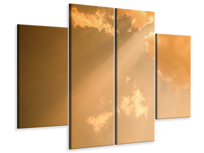 4-piece-canvas-print-evening-sky