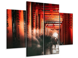 4-piece-canvas-print-fushimi-inari-shrine