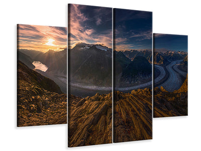 4-piece-canvas-print-gilkey-glacier-lookout
