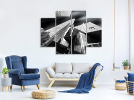 4-piece-canvas-print-glass-city