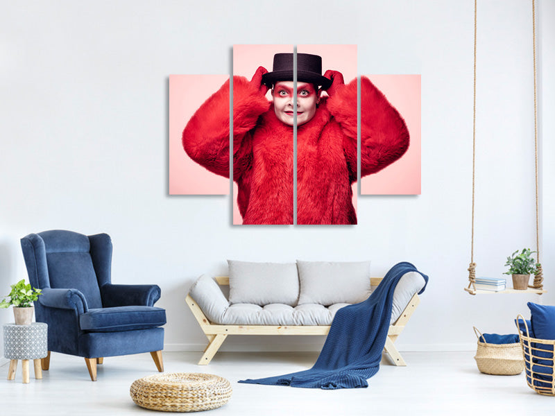 4-piece-canvas-print-hang-on-to-your-hat