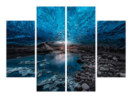 4-piece-canvas-print-ice-cave