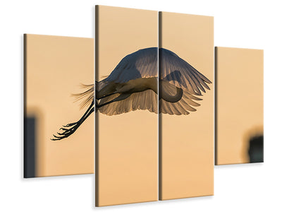 4-piece-canvas-print-jumping-with-a-golden-parachute