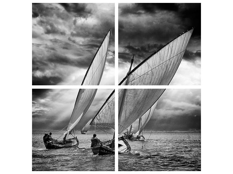 4-piece-canvas-print-sailboats-and-light