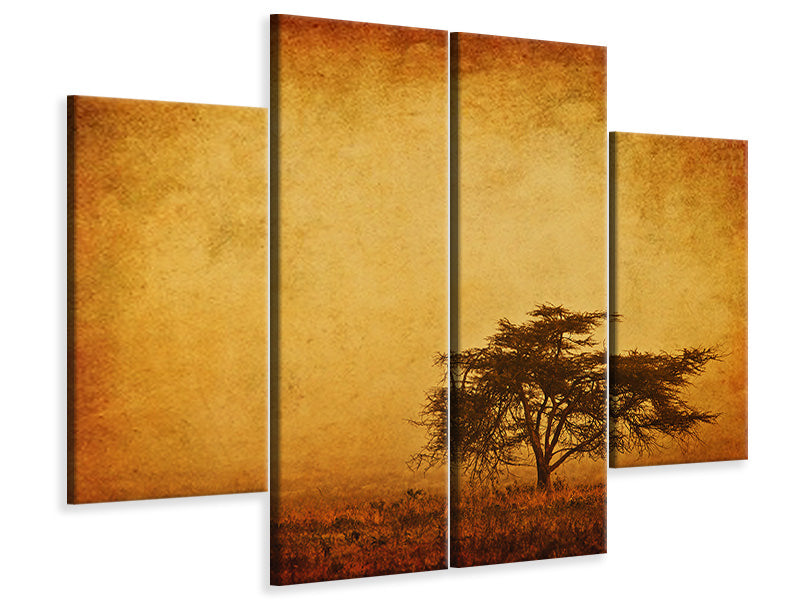 4-piece-canvas-print-sunset-mood