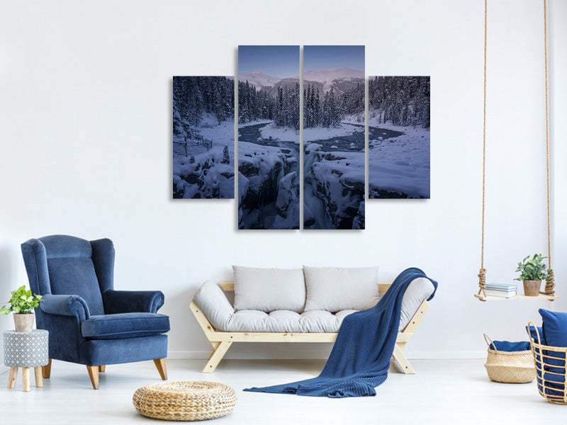 4-piece-canvas-print-sunwapta
