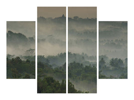 4-piece-canvas-print-temple-in-the-mist