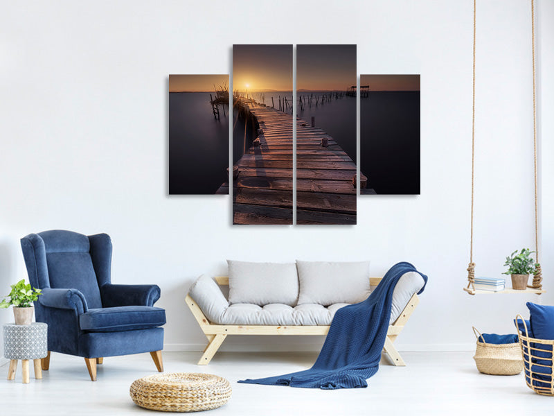 4-piece-canvas-print-the-dock
