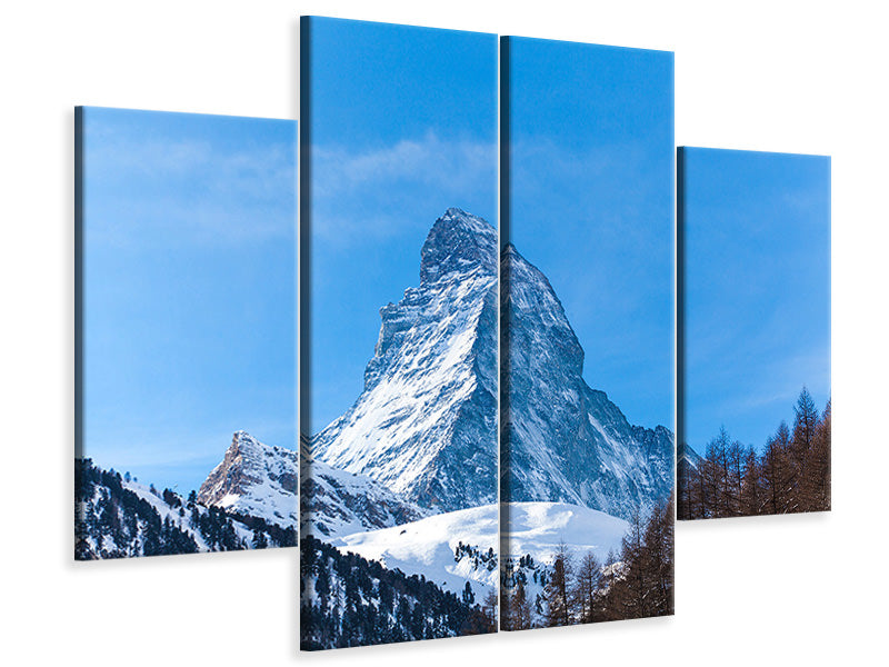 4-piece-canvas-print-the-majestic-matterhorn