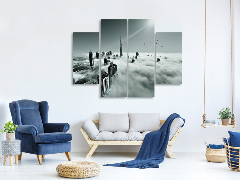 4-piece-canvas-print-up-up-and-above