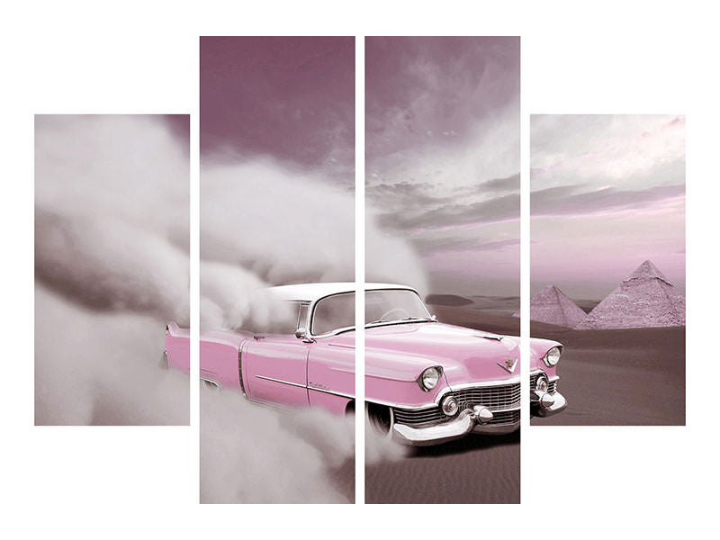 4-piece-canvas-print-vintage-car-in-the-desert-sand