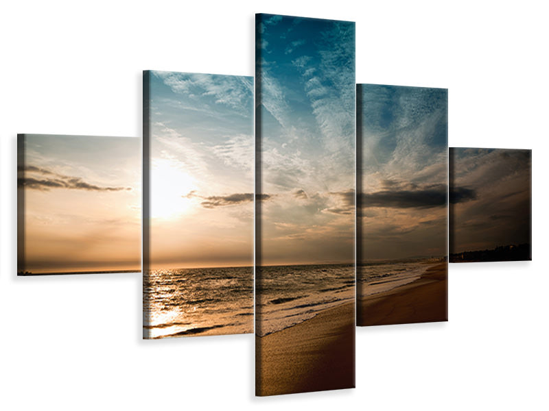 5-piece-canvas-print-beach-walk-d