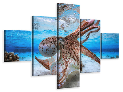 5-piece-canvas-print-dancing-octopus