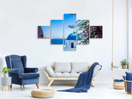 5-piece-canvas-print-exclusive-santorini