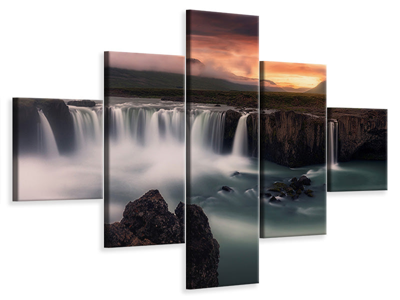 5-piece-canvas-print-fire-and-water-ii