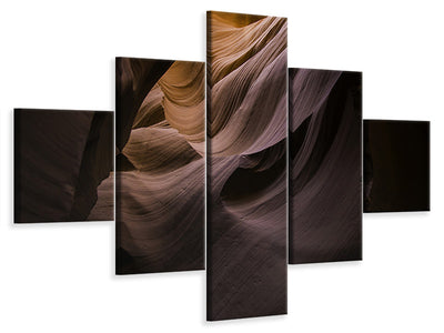 5-piece-canvas-print-impressive-gorge