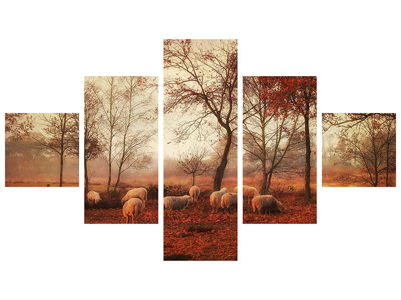 5-piece-canvas-print-last-days-of-autumn