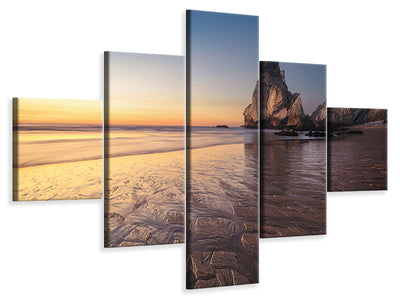 5-piece-canvas-print-portugal-praia-da-ursa