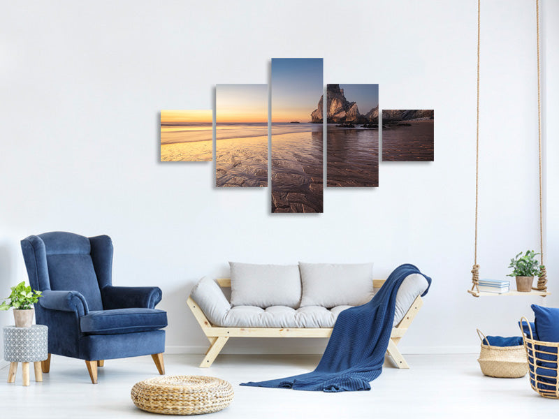 5-piece-canvas-print-portugal-praia-da-ursa