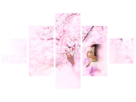 5-piece-canvas-print-sakura