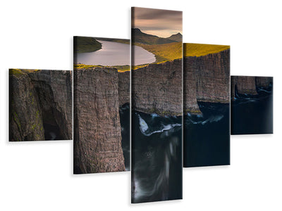 5-piece-canvas-print-sorvagsvatn