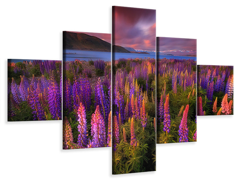 5-piece-canvas-print-springtime-rush