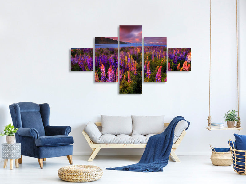 5-piece-canvas-print-springtime-rush