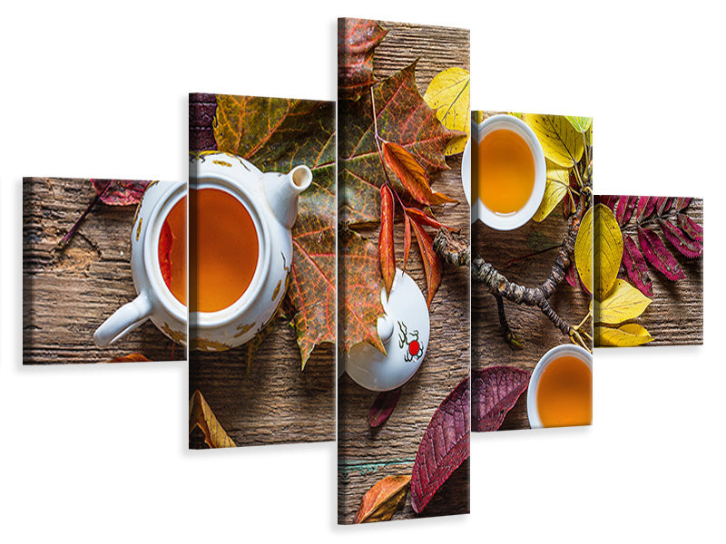 5-piece-canvas-print-tea-of-september