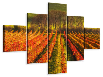 5-piece-canvas-print-vine-growing