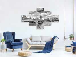 5-piece-canvas-print-westminster-bridge